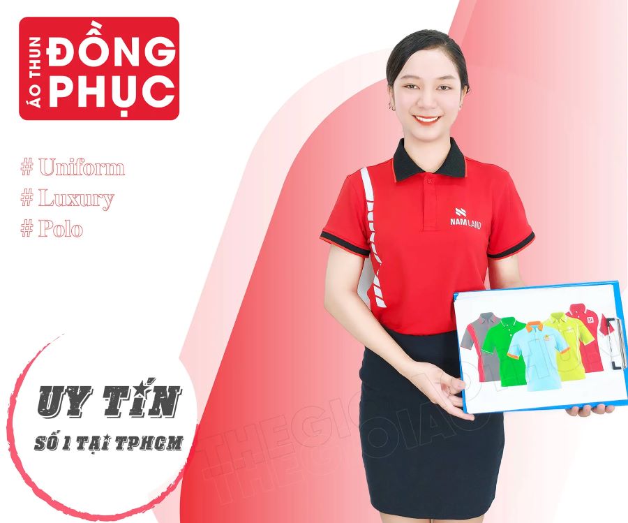 Áo thun đồng phục có cổ